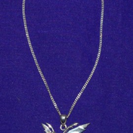 Fairy Firefly Silver Necklace
